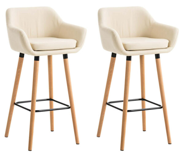2er Set Barhocker Grant Kunstleder