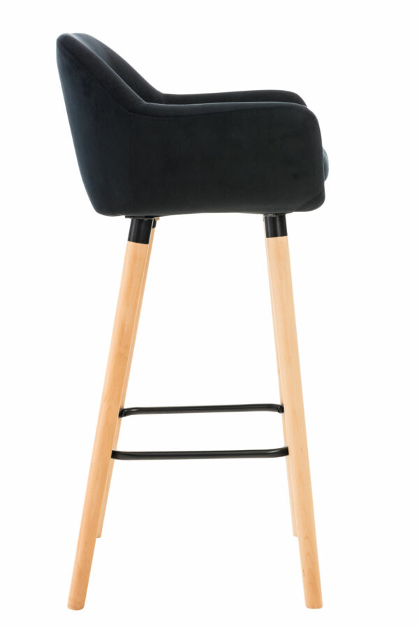 2er Set Barhocker Grant Samt – Bild 3