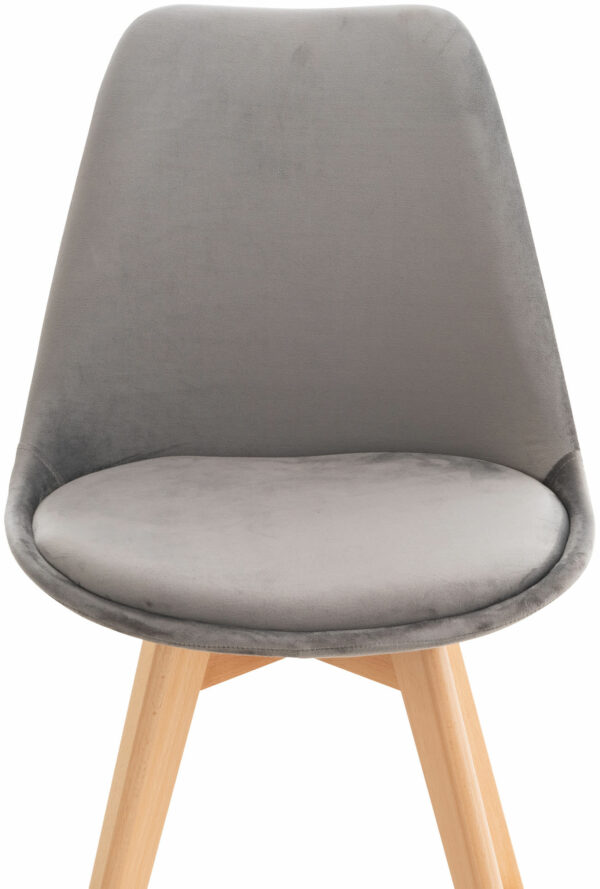 4er Set Stuhl Linares Samt – Bild 4
